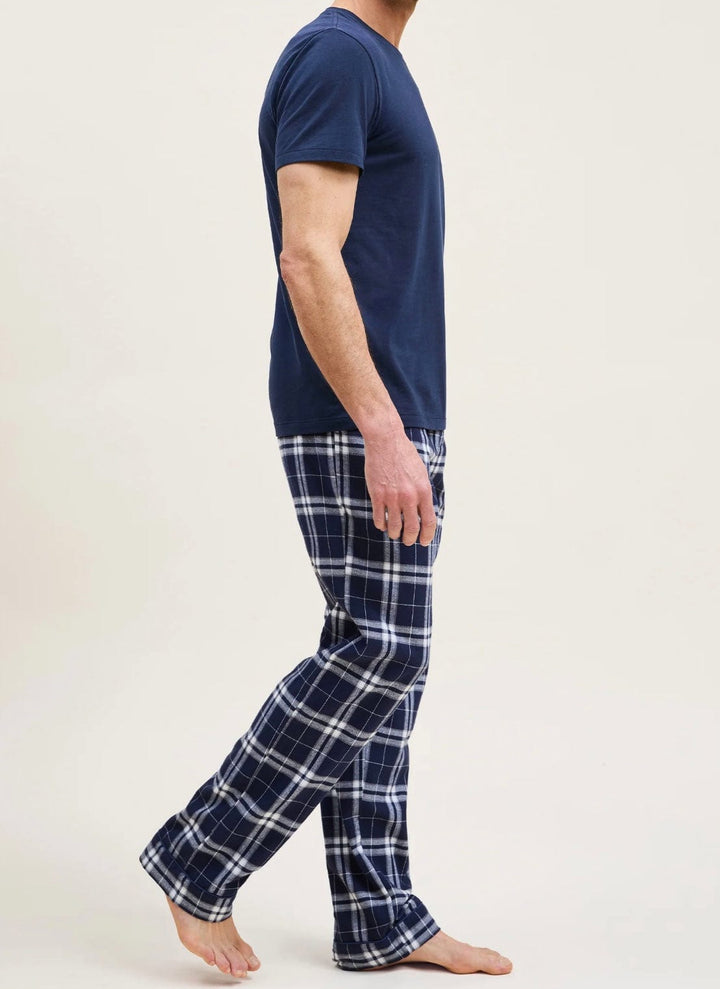 Petite Plume pajama pants Petite Plume Men's Brushed Cotton Pajama Pant- Oxford Tartan