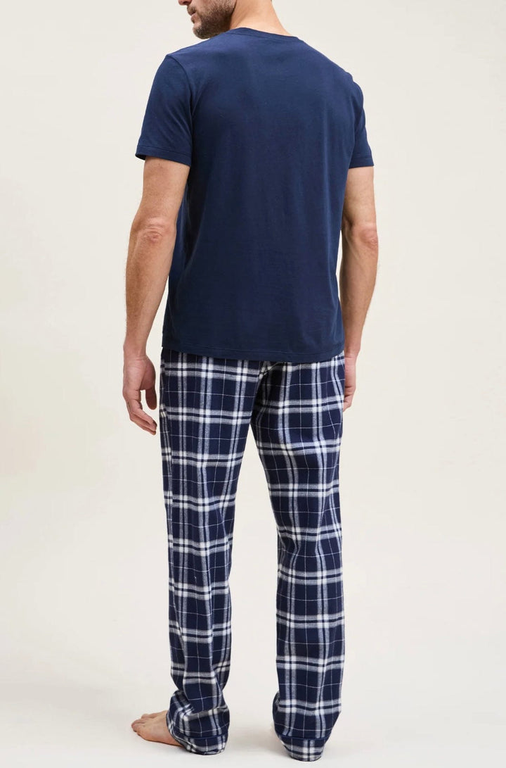 Petite Plume pajama pants Petite Plume Men's Brushed Cotton Pajama Pant- Oxford Tartan