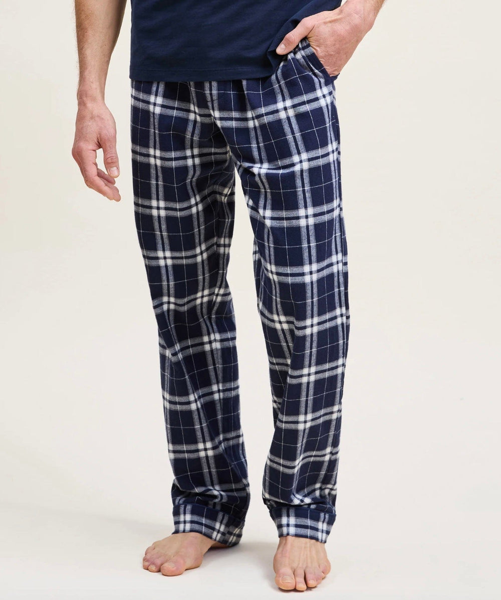 Petite Plume pajama pants Petite Plume Men's Brushed Cotton Pajama Pant- Oxford Tartan