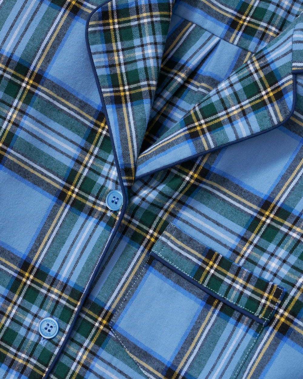 Petite Plume Pajama set Petite Plume Brushed Twill Pajama Set in Brittania Tartan