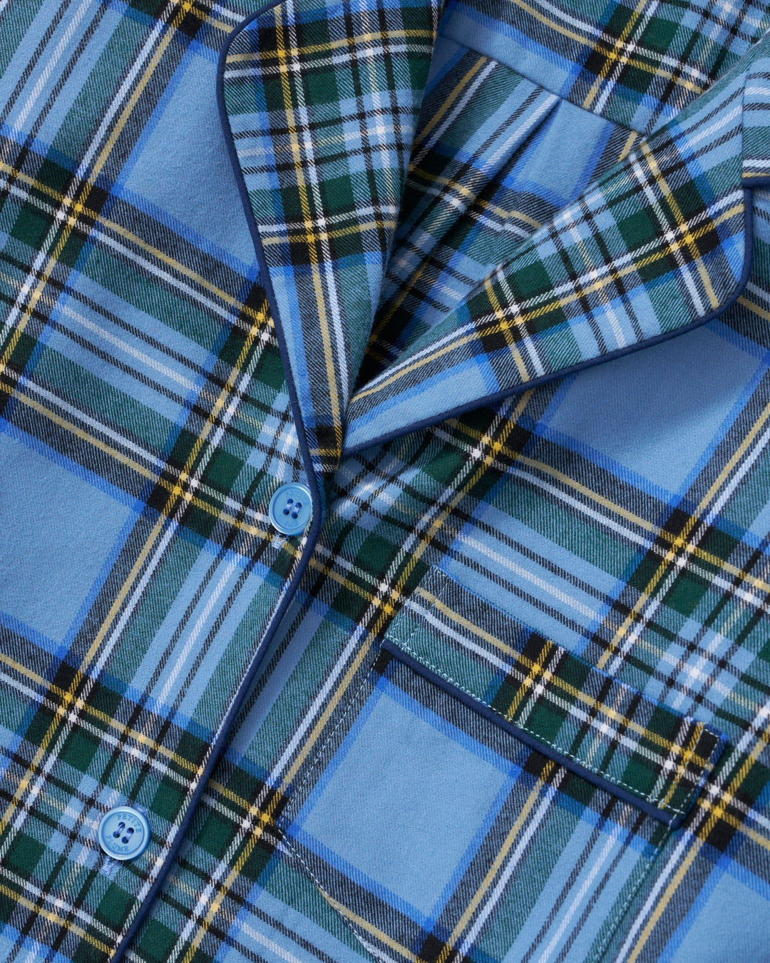 Petite Plume Pajama set Petite Plume Brushed Twill Pajama Set in Brittania Tartan