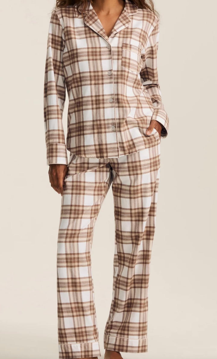 Petite Plume Pajama set Petite Plume Brushed Twill Pajama Set in Cotswolds Tartan