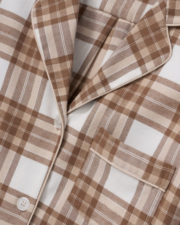 Petite Plume Pajama set Petite Plume Brushed Twill Pajama Set in Cotswolds Tartan
