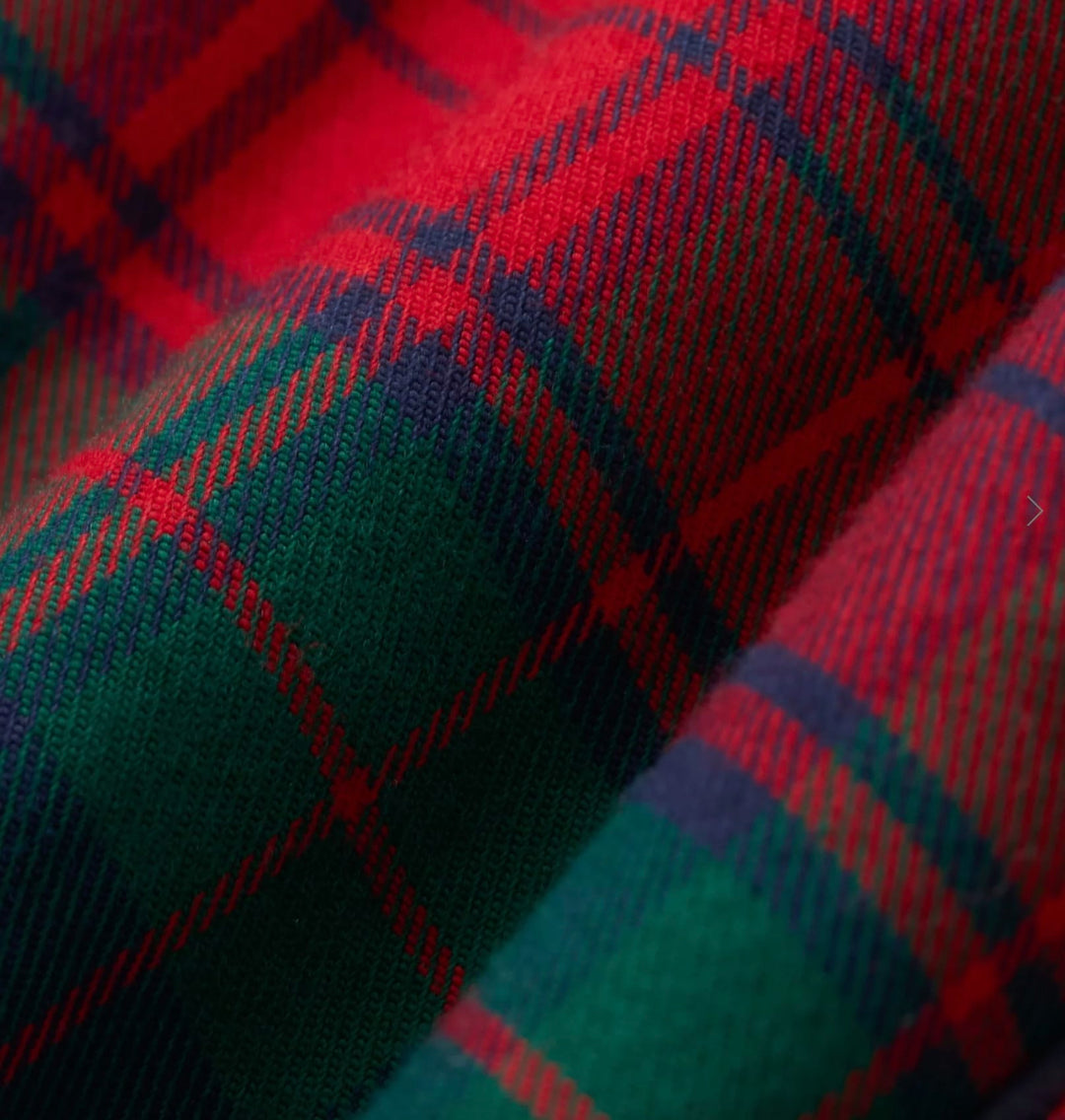 Petite Plume Pajama set Petite Plume Brushed Twill Pajama Set - St. James Tartan