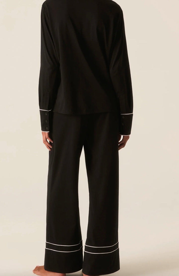 Petite Plume Pajama set Petite Plume Lightweight Pima Astaire Pajama Set in Black