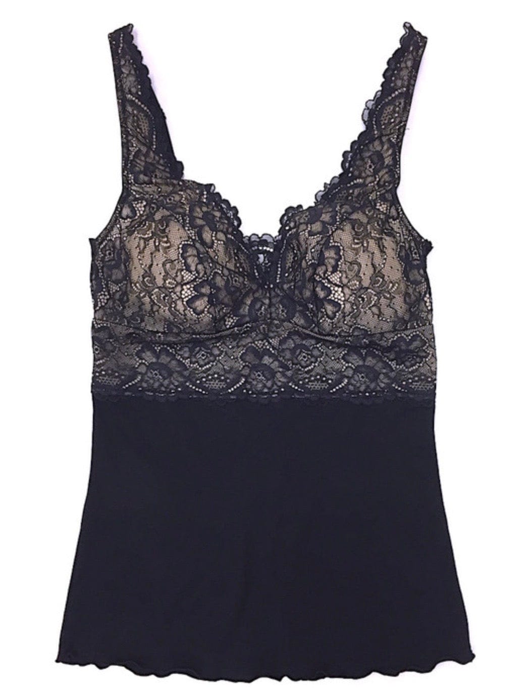 Samantha Chang camisole Black/Black Lace / S Samantha Chang Home Apparel Built Up Camisole