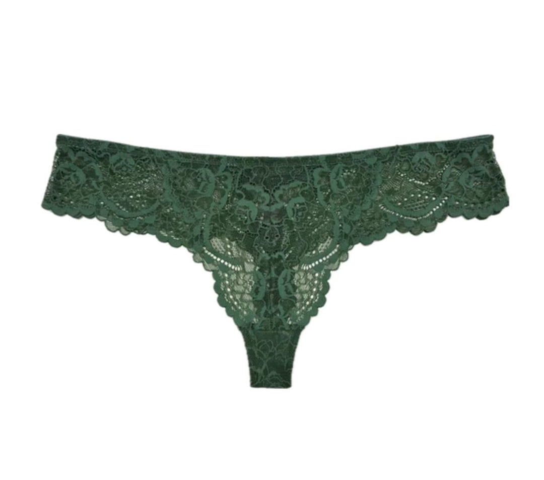 Samantha Chang thong Dark Forest / S Samantha Chang All Lace Classic Thong