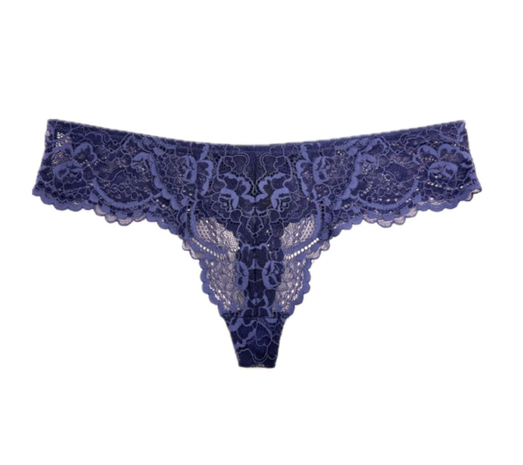 Samantha Chang thong Lapis Blue / S Samantha Chang All Lace Classic Thong
