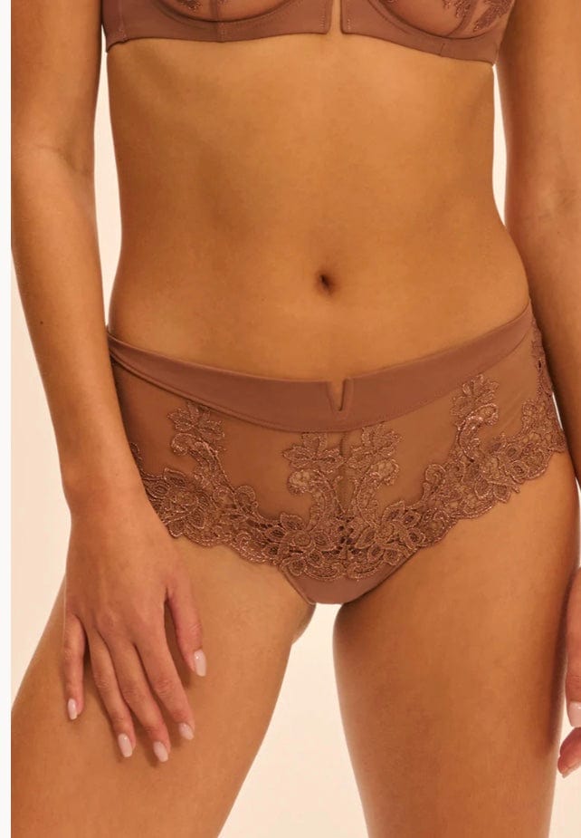 Simone Pérèle brief Mocha / 2 (S) Simone Pérèle Saga Boyshort