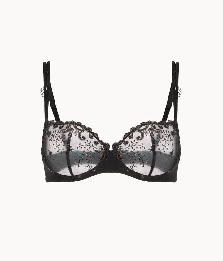 Simone Pérèle underwire bra Gem Black / 34B Simone Pérèle Delice Sheer Demi Bra