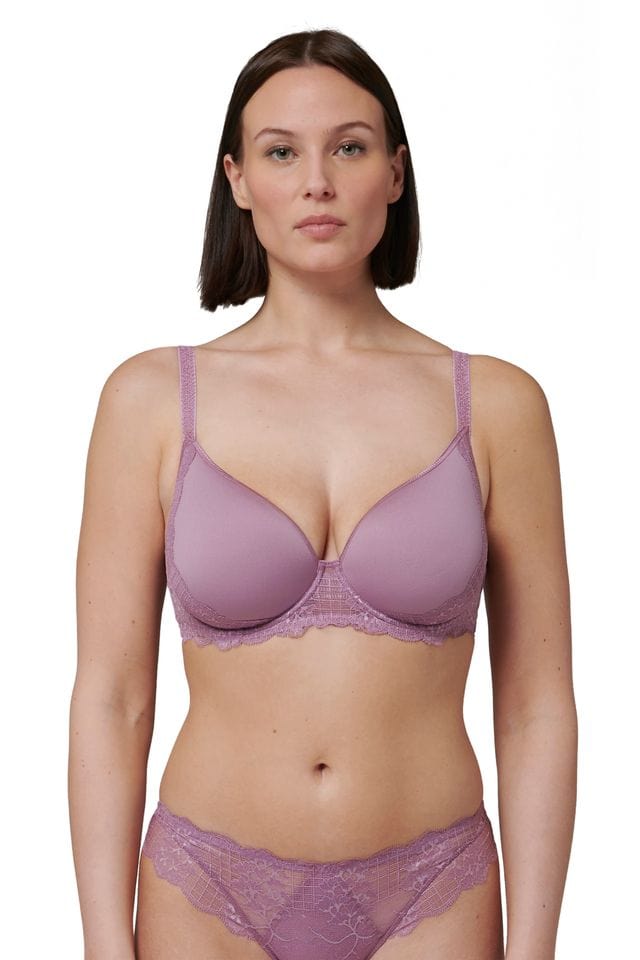 Simone Pérèle underwire Glamorous Mauve / 34D Simone Pérèle Reve Spacer Plunge Bra