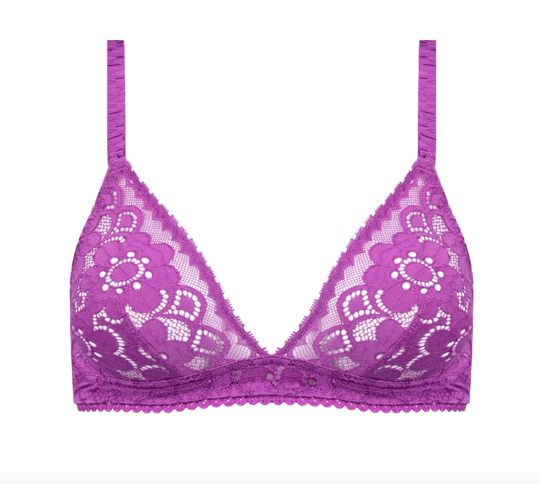 Simone Pérèle wireless bra Divine Purple / S (2) Simone Pérèle Oisive Wireless Triangle Bra