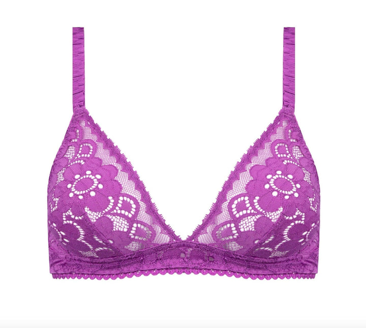 Simone Pérèle wireless bra Divine Purple / S (2) Simone Pérèle Oisive Wireless Triangle Bra