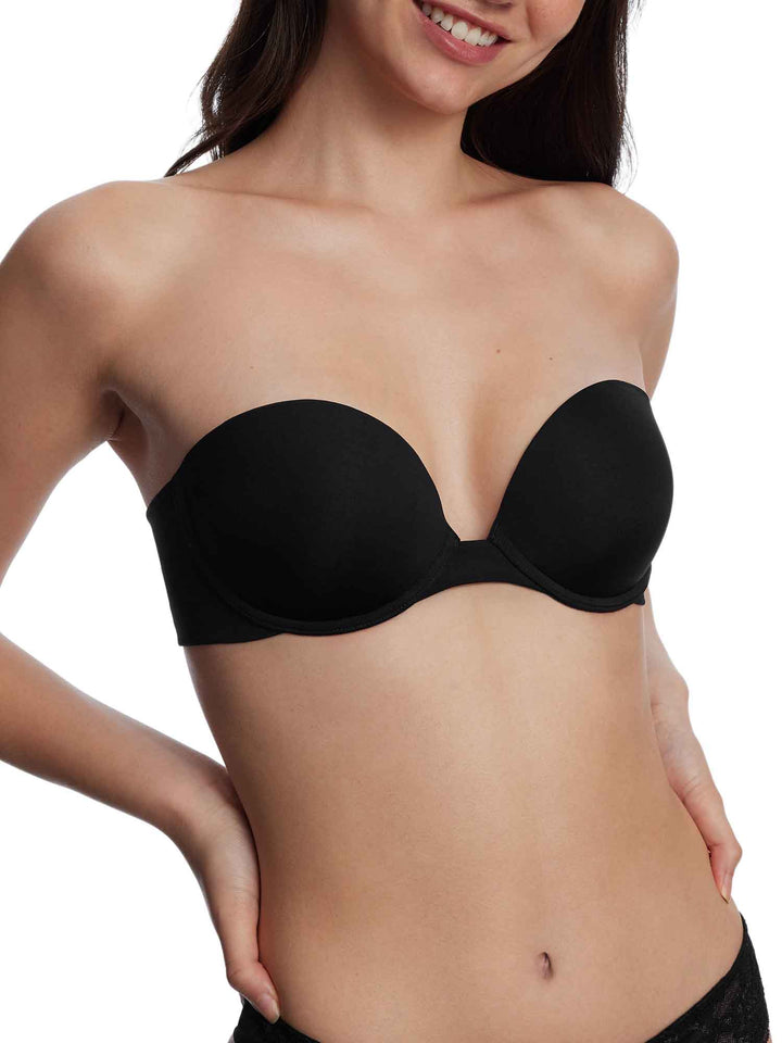 Skarlett Blue strapless bra Skarlett Blue Breathless Strapless Plunge Push-Up Bra