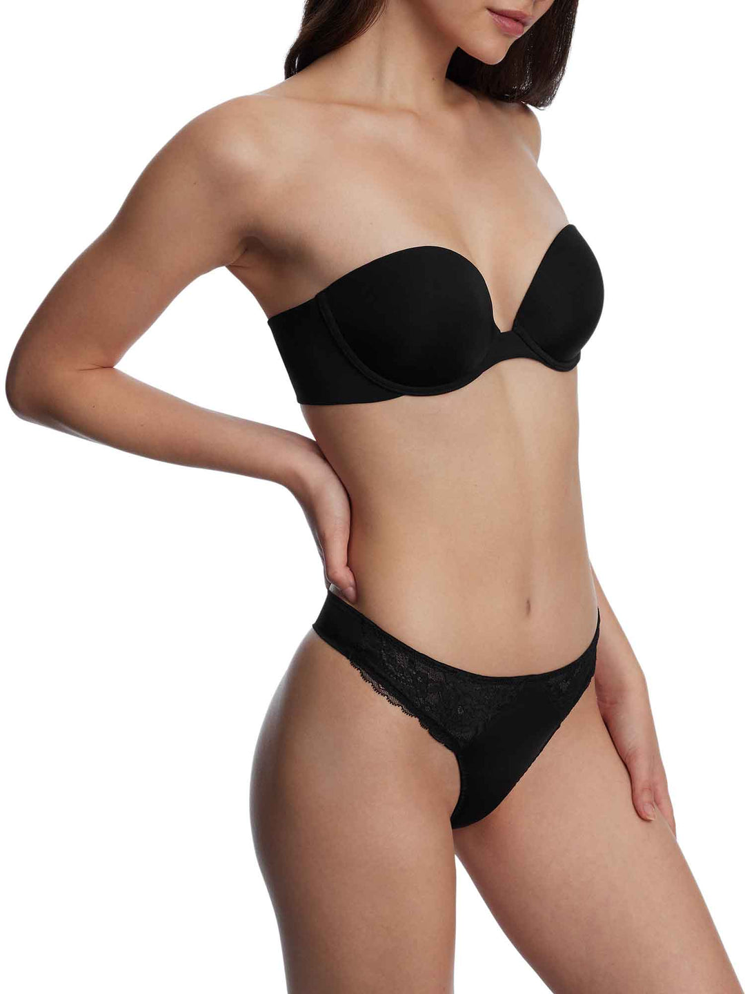Skarlett Blue strapless bra Skarlett Blue Breathless Strapless Plunge Push-Up Bra