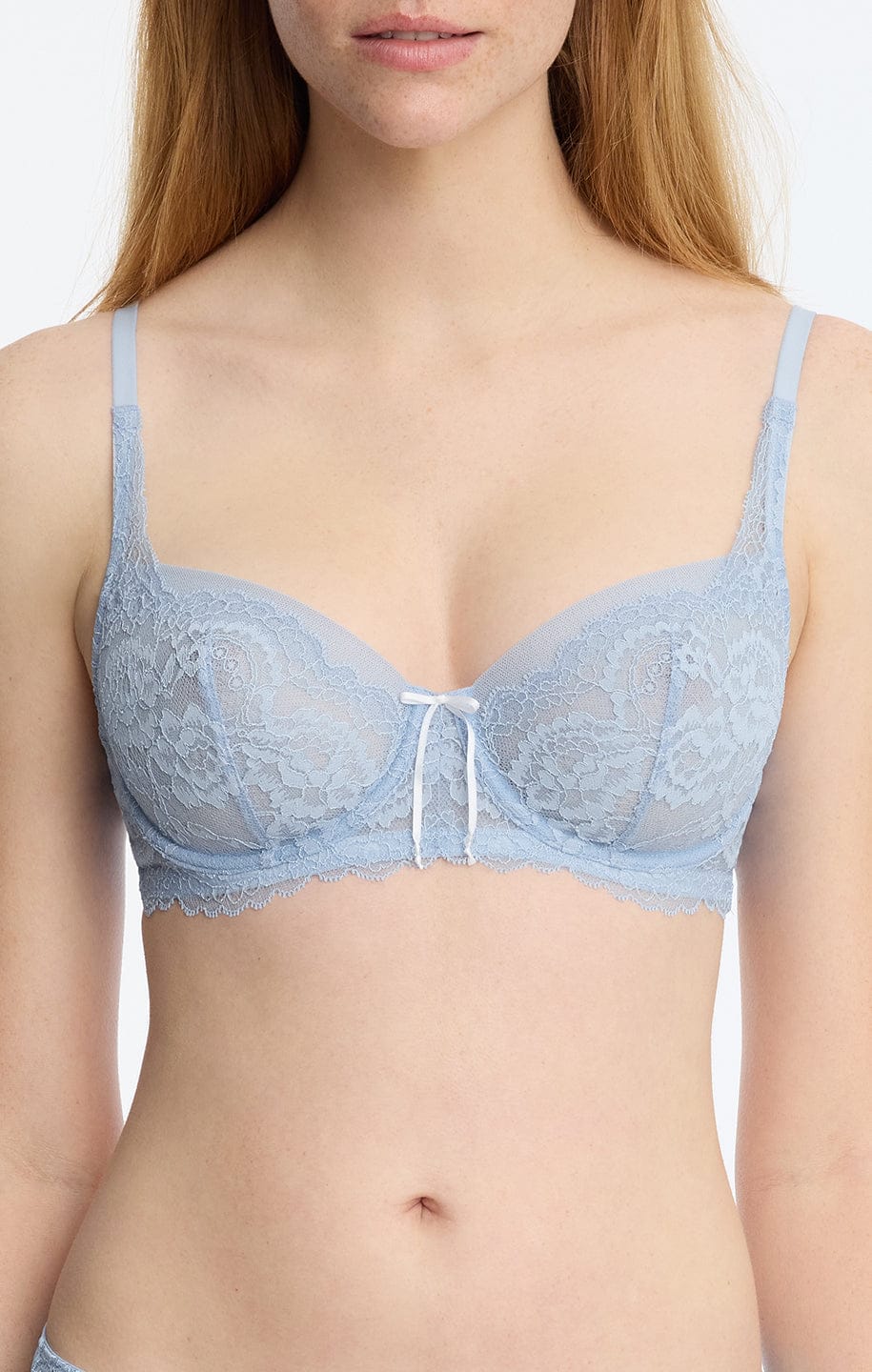 Skarlett Blue underwire bra Blue Moon / 34B Skarlett Blue Minx Lace Balconette Underwire Bra