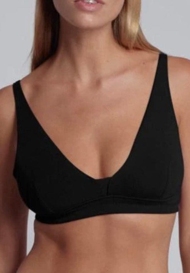 Skin Worldwide bralette Black / S Skin Worldwide Gracelynne Plunge Bralette