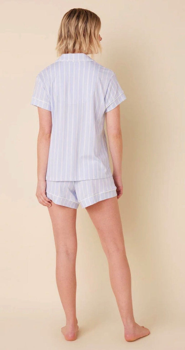 The Cat's Pajamas Pajamas The Cat's Pajamas Heritage Stripe Knit Short Set