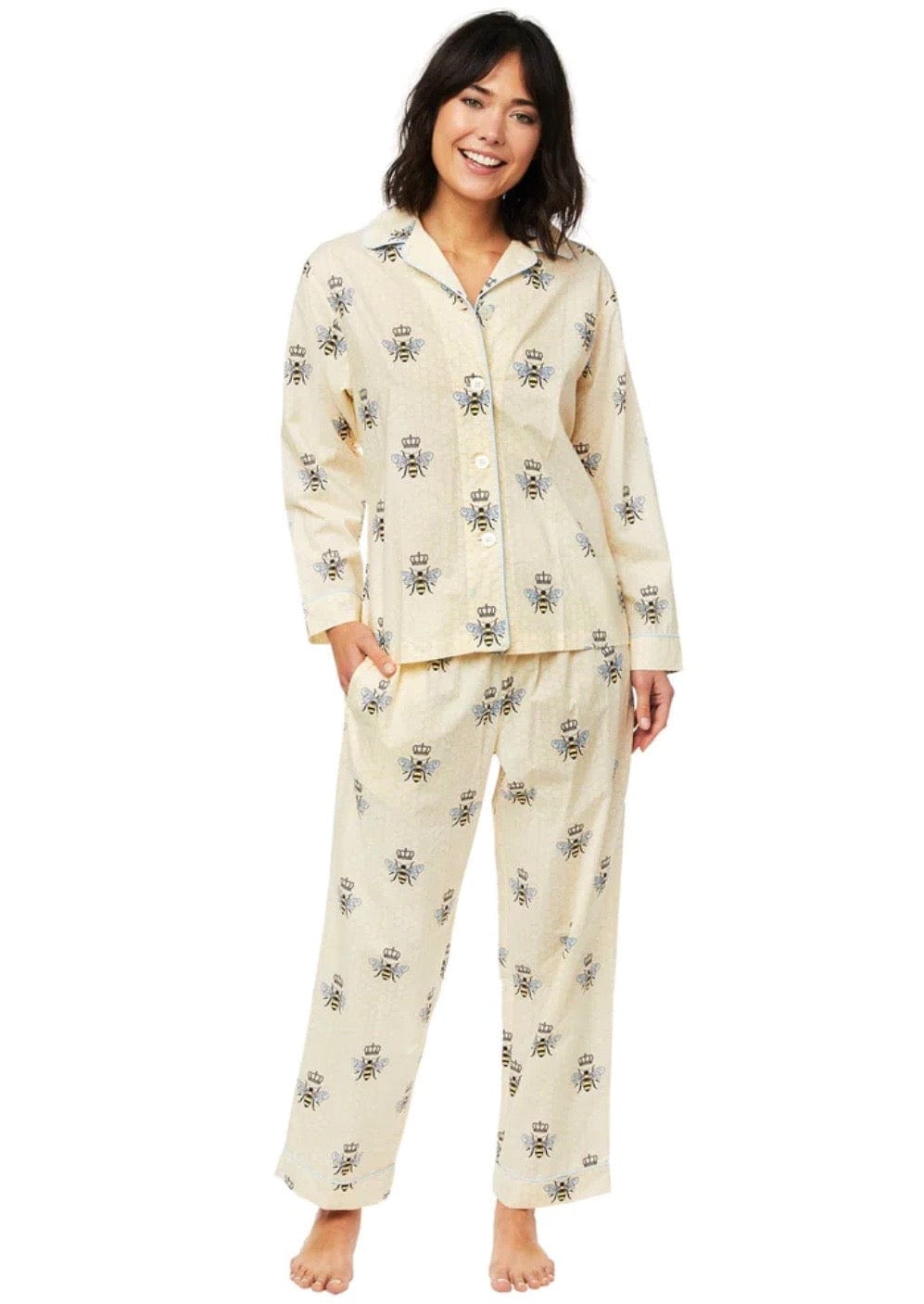 The Cat's Pajamas Pajamas The Cat's Pajamas Queen Bee Luxe Pima Pajama