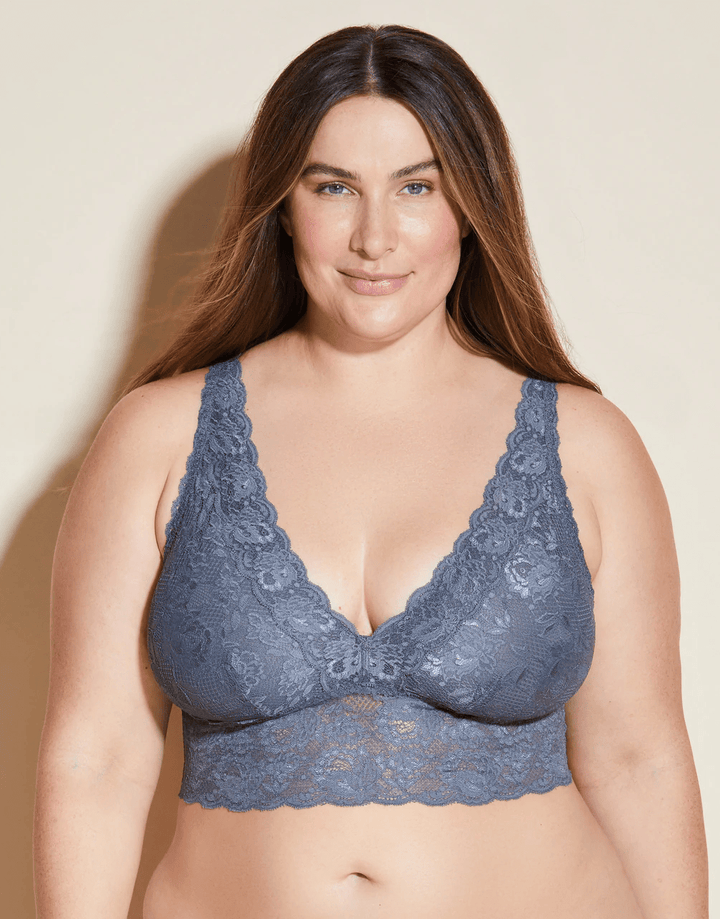Cosabella bralette Anthracite / 1X Cosabella Never Say Never Extended Plungie Longline Bralette