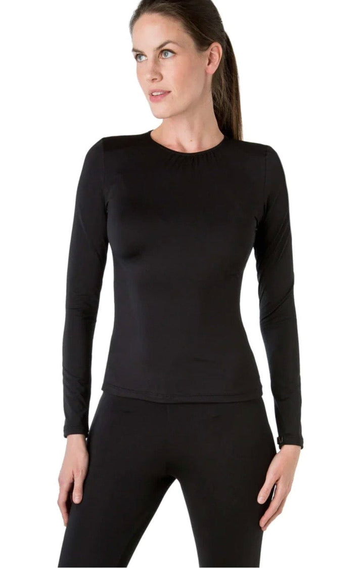 Elita Women's tops Black / M Elita Warm Wear Microfiber Long Sleeve Top
