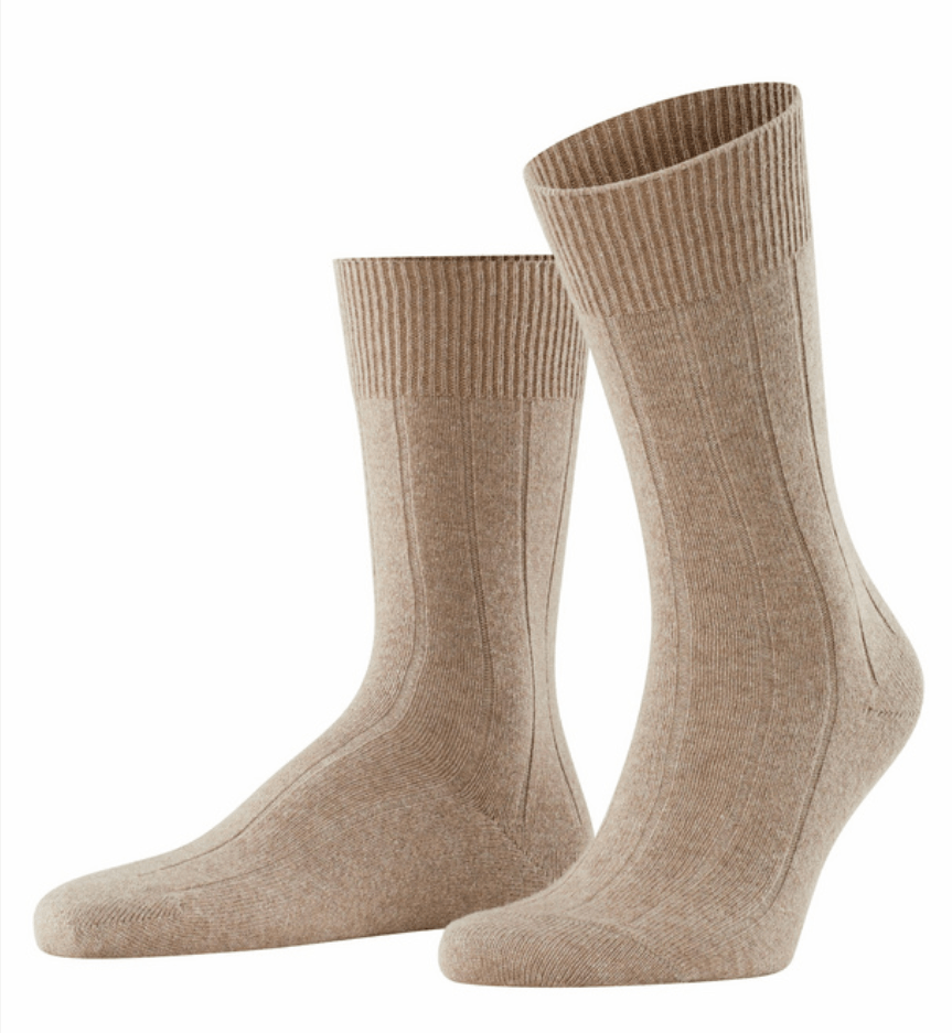 Falke mens socks Nutmeg / 39-42 Falke Llasa Men's Rib Sock