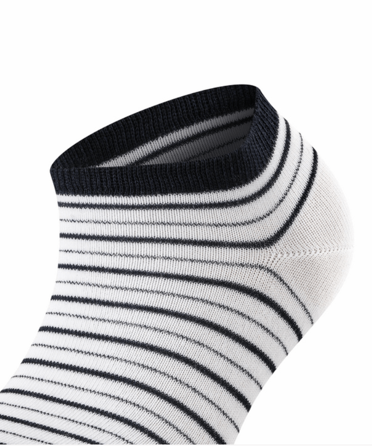 Falke Socks White / 5-7.5 Falke Stripe Shimmer Women's Sneaker Sock