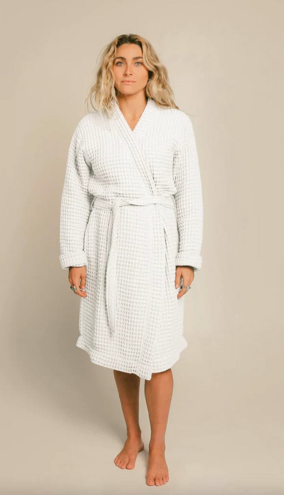 Happy Place Robes Happy Place Weightless Waffle Knit Robe