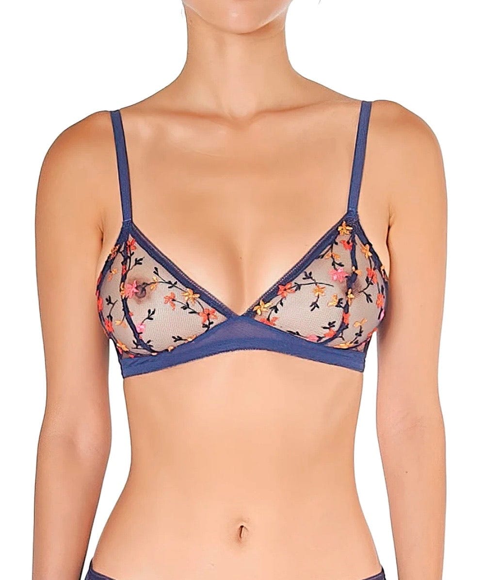 DAILY DEAL FINAL SALE CAGED BRALETTE - SPRING BLUE