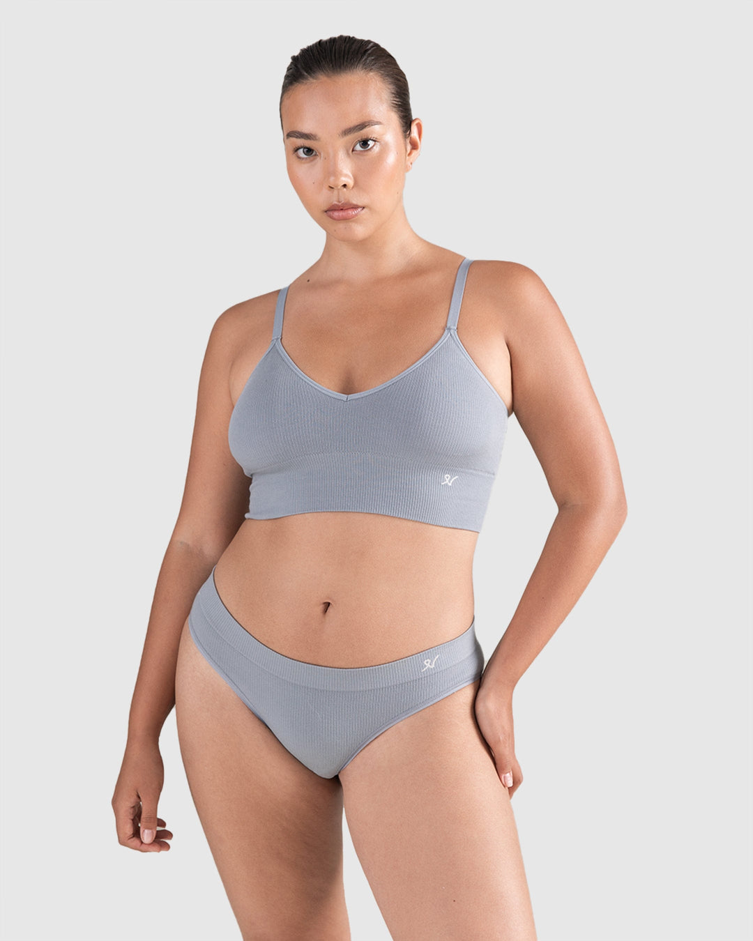 DAILY DEAL FINAL SALE CAGED BRALETTE - SPRING BLUE