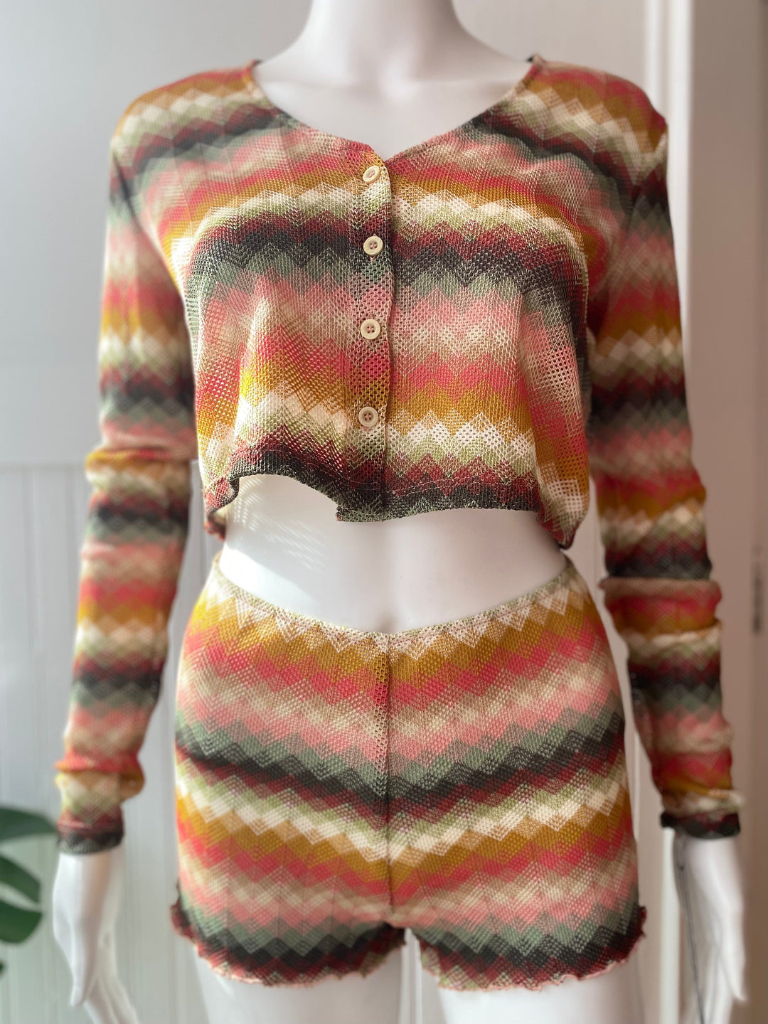 Only Hearts long sleeve top Sunset / S Only Hearts Sierra V Cardigan