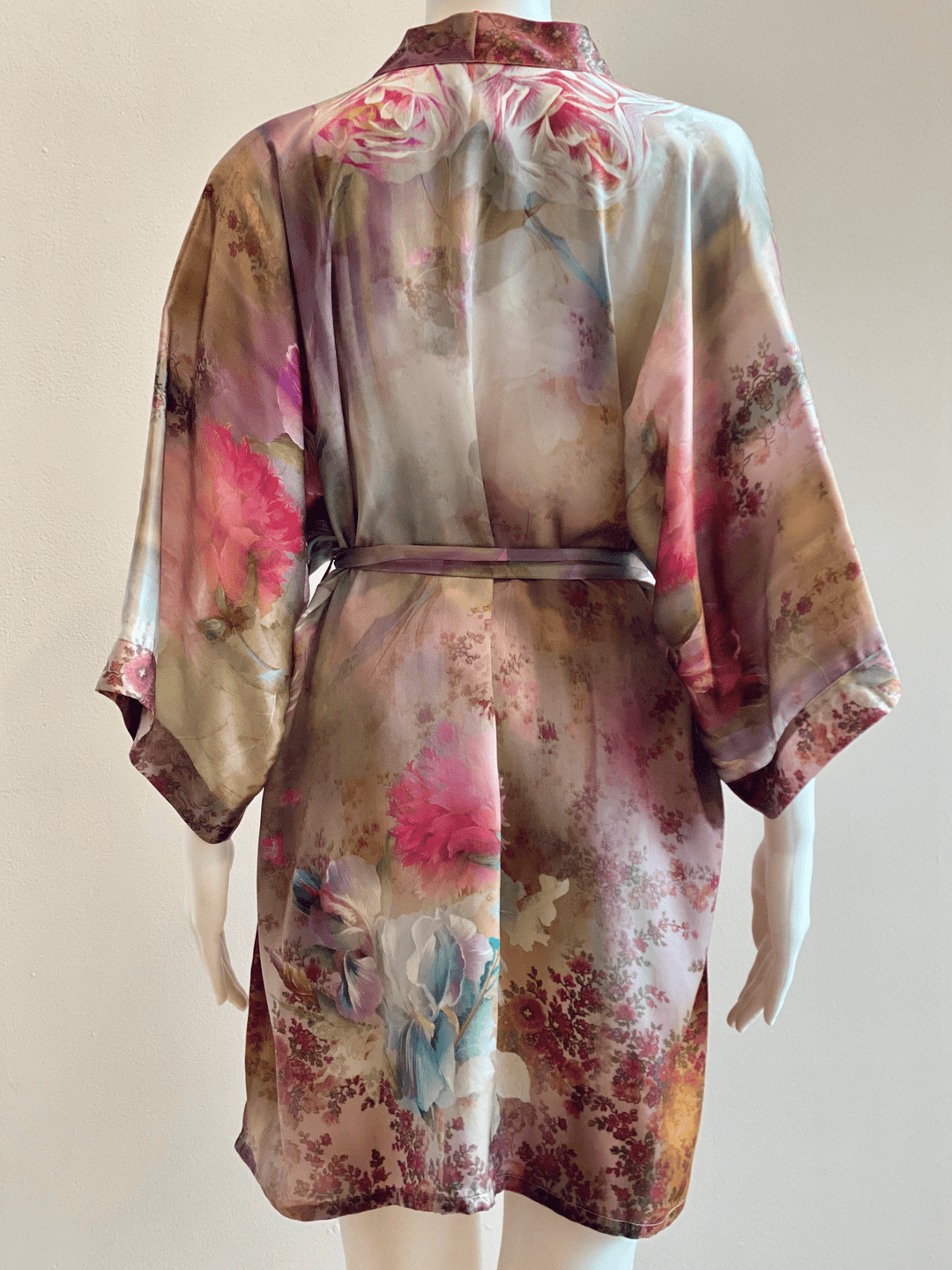 Samantha Chang kimono Celestial / OS Samantha Chang Classic Silk Short Kimono Celestial
