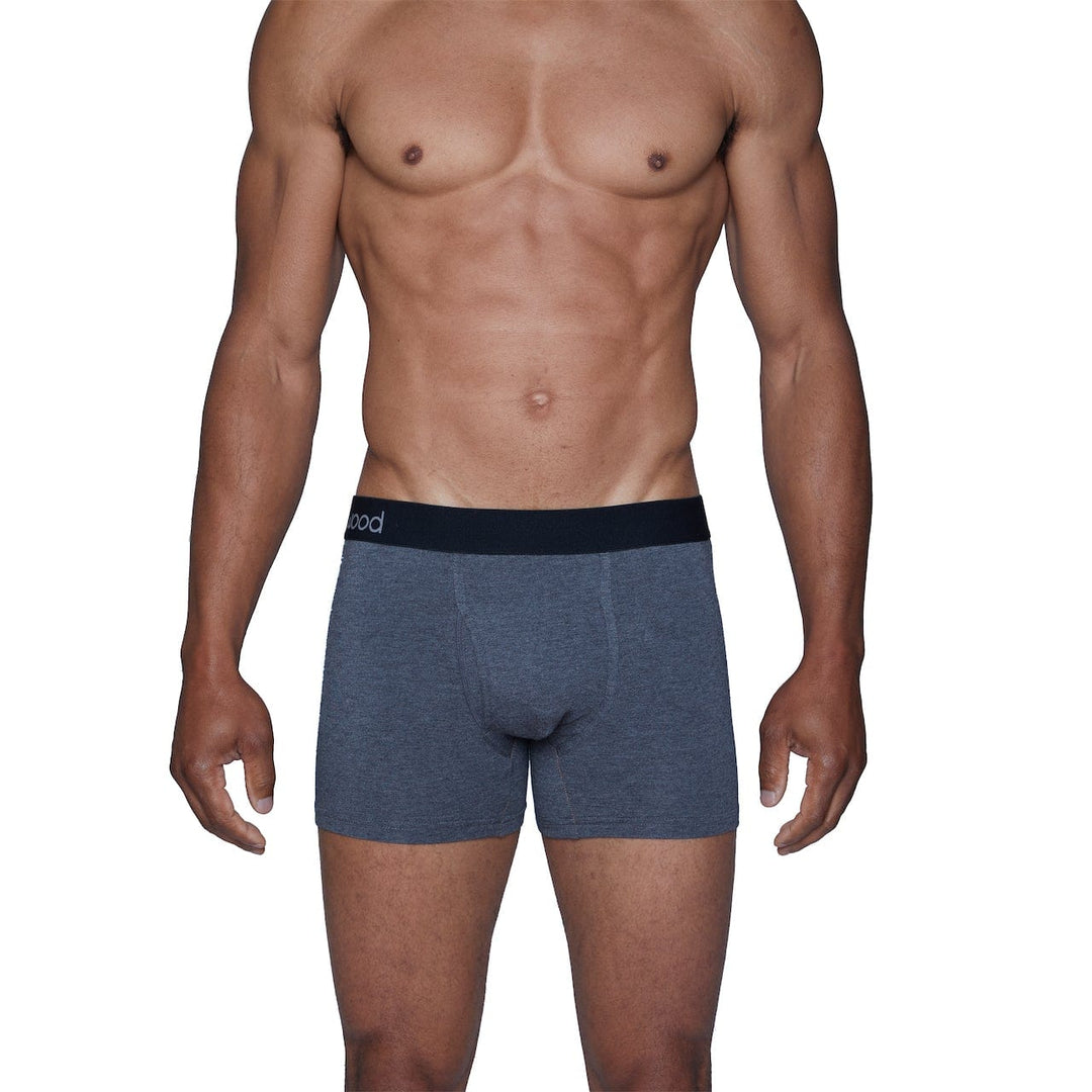 Wood Underwear boxer briefs Charcoal Heather / S Wood Boxer Brief W/Fly